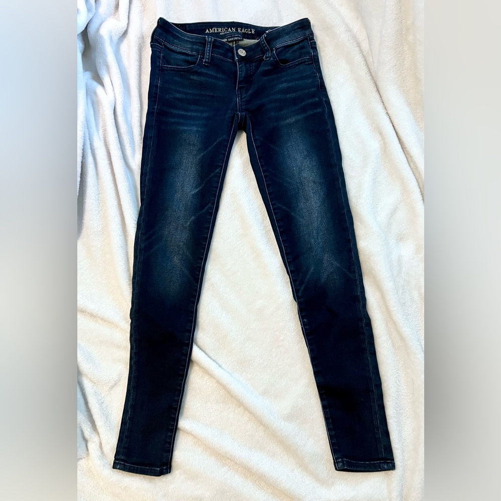 American Eagle SUPER STRETCH X HIGH RISE JEGGINGS size 0 REGULAR more available!